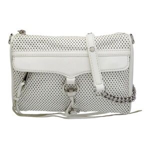 Rebecca Minkoff White Leather Crossbody Bag